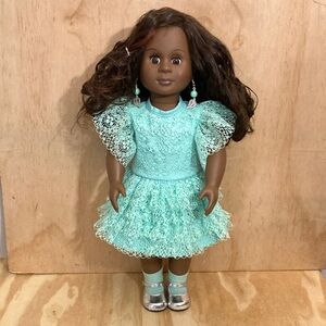 Vintage African American Battat Doll 18"